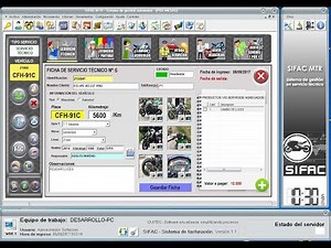 SIFAC MTR Software para talleres mecanicos, gestion, control de inventario, repuestos