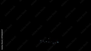 2D Flash Animation with Water Element featuring a falling water drop element