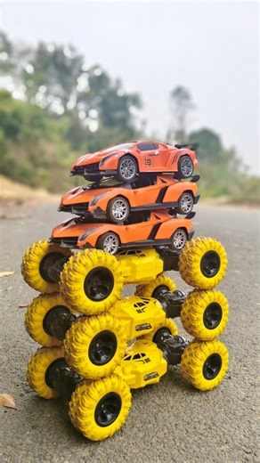 😂🤣 RC WOW remote control moka cars racing by hand ll 😂😂🤣😱