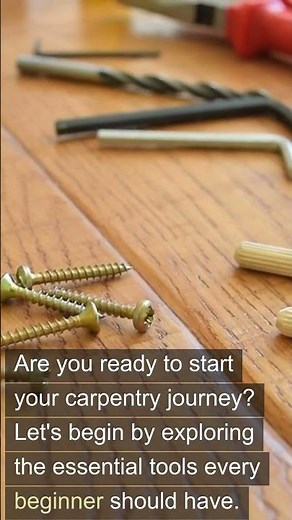 "Top 5 Essential Carpentry Tools Every Beginner Needs!"