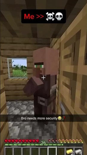 Protect Your Best Trading Villager in Minecraft! 🛡️🔥 #minecraft #shorts