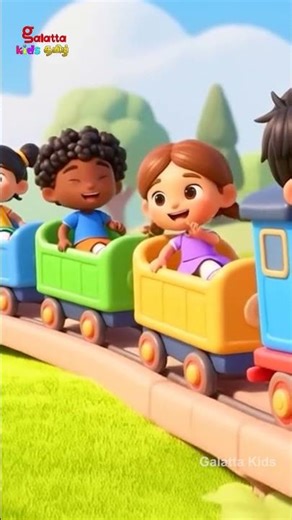 கூ கூ ரயில்வண்டி - Happy Little Train Ride | Tamil Nursery Rhymes for Kids | Galatta Kids | Shorts