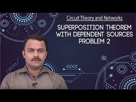 Superposition Theorem with Dependent Sources - Problem 2 - Electrical Circuit Analysis