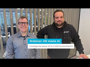 HR meets AI: leverage the power of AI in SAP SuccessFactors