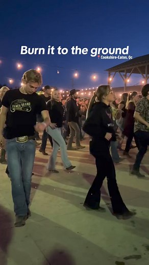 124K views · 1.1K reactions | Setting the dancefloor on fire with every kick ! Line dancing gets a serious upgrate with @Mag Hébert ’s skills.  If you haven’t learn this one yet, the step sheet (and teaching video) is linked in my bio.   : My fav cheerleader & @Jeremy caron : @Winslow Dancers #BurnItToTheGround #BurnItToTheGroundLineDance #Nickelback #LineDancing | Line Dancing | Facebook
