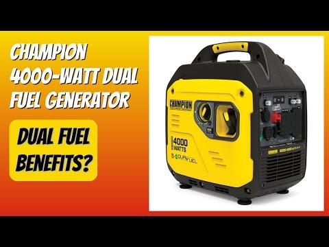 REVIEW (2025): Champion 4000-Watt Dual Fuel Generator. Features