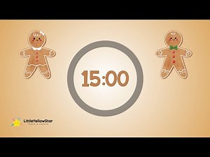 15 Minutes Countdown Timer For Kids With Calming Music | Happy Christmas Classroom Countdown Timer