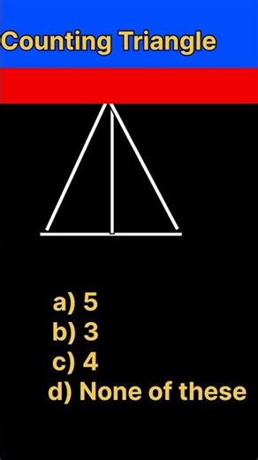 Counting figures। Number of Triangles। Reasoning