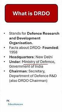 DRDO, DRDO full form and function, DRDO explained in simple words