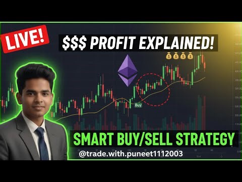 "Ethereum Live Trading Explained 💰 | Smart Buy/Sell Strategy | Beginners Must Watch!"