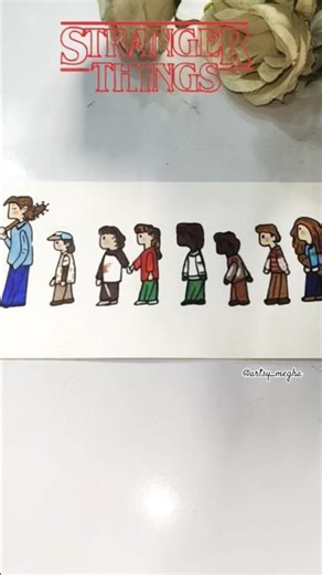 Stranger things 💥 Painting 💫 #strangerthings #painting #viral #strangerthings5