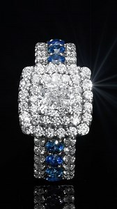 39 reactions · 6 comments | Blue sapphires meet lab-created diamonds in this exclusive TRUE Vera Wang Love ring, a perfect match for those who love to stand out. #LovePeoples #VWLove #BlueSapphires | Peoples Jewellers | Facebook