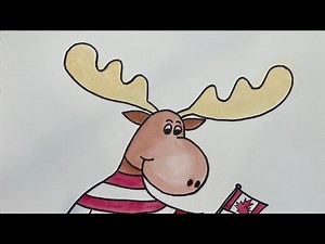 Draw a Moose for Canada Day