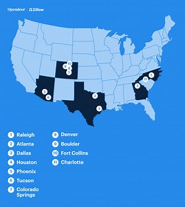 Our selling solution with Zillow is now available to home sellers in more markets! Easily compare selling options up front: a cash offer from Opendoor or selling with a Zillow Premier Agent partner on the open market. Learn more: bit.ly/427mkMt | Opendoor