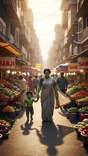 HULK KI BIWI KO 3 SIR WALA MONSTER NE UTA KAR LE GAYA