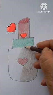 Easy lipstick /drawing #drawing #lipstick#art