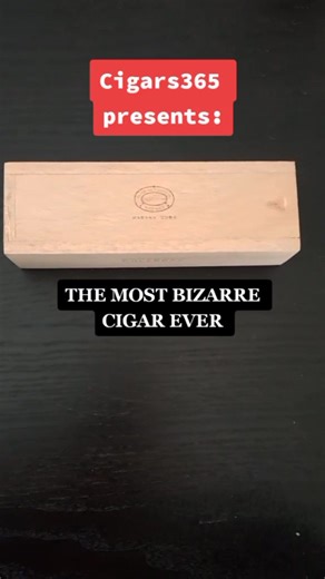 MOST BIZARRE CIGAR EVER #cigars #partagas #smoking
