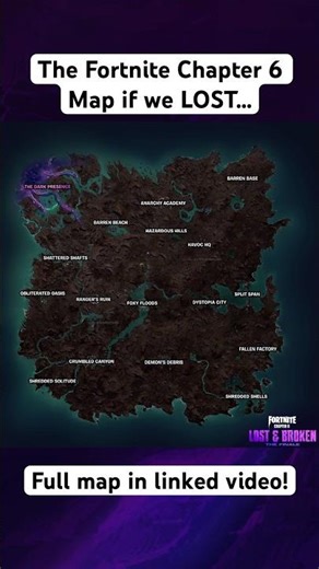 Fortnite Chapter 6 Map if We LOST… #fortnite #fortnitechapter6 #fortnitechapter7 #shorts #mapconcept