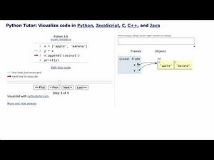 how equals works on Python lists [pythontutor.com]