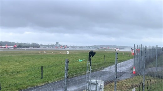 Airbus Takeoff Experience with EasyJet at the Airport