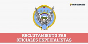 Reclutamiento FAE Especialistas 2025: Carreras y Requisitos
