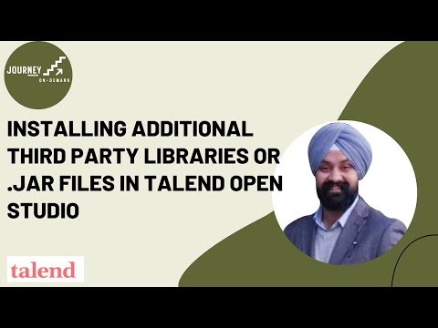 08 Installing Additional third party libraries or jar files in Open Studio