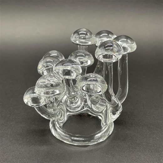 Glass Mushroom Sculpture - Etsy