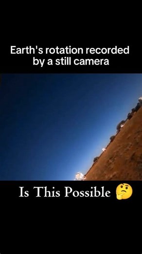 1.7M views · 10K reactions | Earth's rotation recorded by a still camera #space #science #fact #facts #earth | MeToo | Facebook