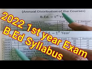 b.ed 1st year syllabus for exam 2022 | All 7 b.ed subject syllabus | EPC-01 02 03 kya jai.? #bed_e