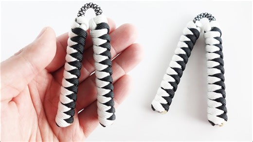 Snake Knot Paracord Mini Nunchucks — Step‑by‑Step Skill‑Toy Tutorial