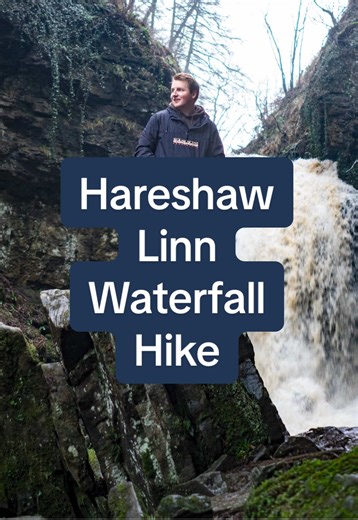 Come with me on a casual hike to photograph Hareshaw Linn waterfall in Bellingham, Northumberland National Park. 📸 #waterfall #hareshawlinn #photography #photographer #jackcobbmedia