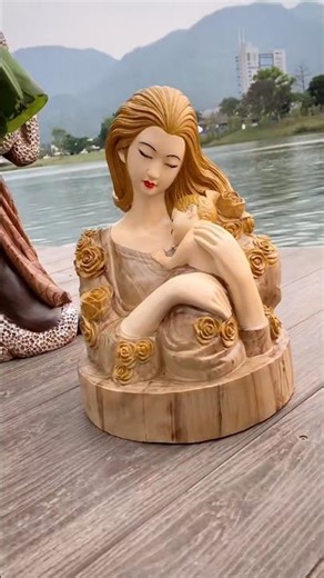 दोस्तों माँ बेटे की मूर्ति बनाने में 10 साल लगा है#hardworkworks