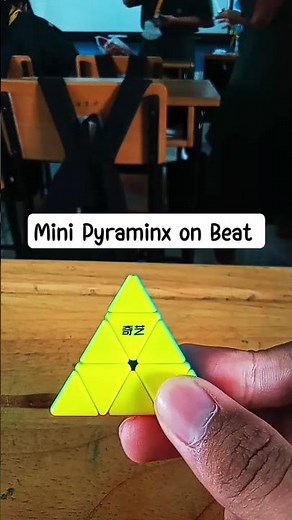 Mini Pyraminx 3x3 On Beat?!?🤯