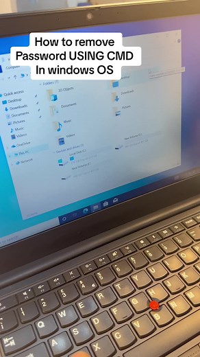 How to remove user password using CMD in Windows .