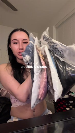 i can’t wait to wear the slippers #haul #clothes #shoes #unboxing | shoes