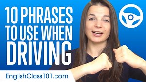 281K views · 2.8K reactions |  Study the Top 10 Phrases that you should know when DRIVING! P.S. Learn more #English grammar, vocabulary and even culture tips with us: https://www.englishclass101.com/?src=facebook_061419_fb_video_&utm_medium=fb_video&utm_content=fb_video_&utm_campaign=061419&utm_term=(not-set)&utm_source=facebook&utm_source=facebook | Learn English - EnglishClass101.com | Facebook