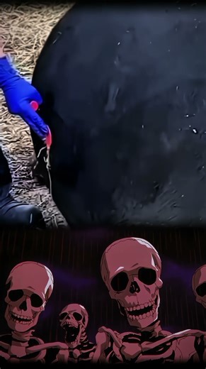 Emergency Cow Bloat Treatment | How to Release Gas from Cow Stomach Safely 🫨 #dengrous #feel