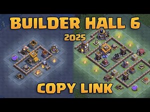 Clash of Clans BH6 Base 2025 – Best Trophy & Defense Layout (with Link)