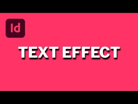 How to Add Text Effects in InDesign