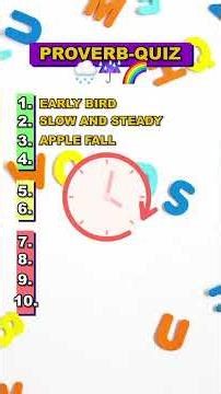 Proverb Emoji Quiz! #quiz #viral #ytshorts #quiztime #fyp