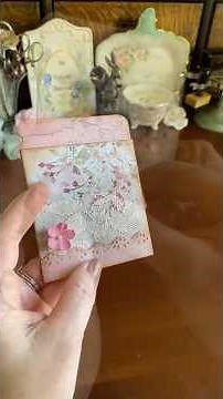 ✨library card pocket ~ craft tutorial✨ #thevintagejournal