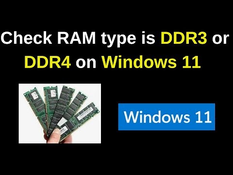 How to Check the RAM type is DDR3 or DDR4 on Windows 11 Find the RAM type DDR3 or DDR4 in Windows 11