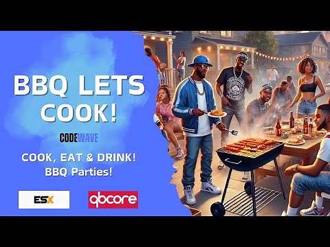 [ESX/QBCORE] BBQ Let's Cook Script | Block parties, Custom props, 35 Items!