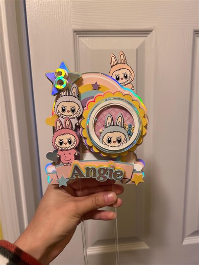 Labubu 3D Cake Topper for Party Decorations - Etsy