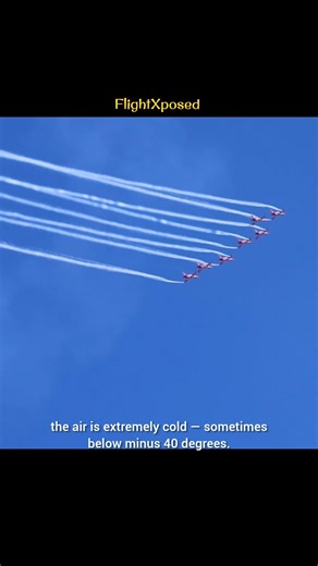 WHY PLANES LEAVE WHITE LINES?#aviation#airplane#contrails#aviationfacts#howplaneswork#airplanefacts
