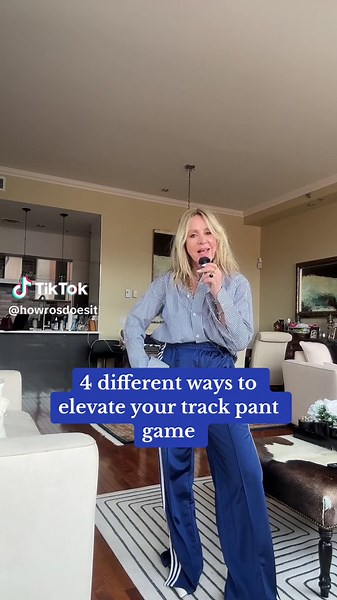 4 different ways to style your adidas track pants. Which is your fave? #adidastrackpants #stylingideas #fashiontrends #streetstyle #over60andfabulous @adidas @Zadig&Voltaire @COS @GANNI @UNIQLO Canada