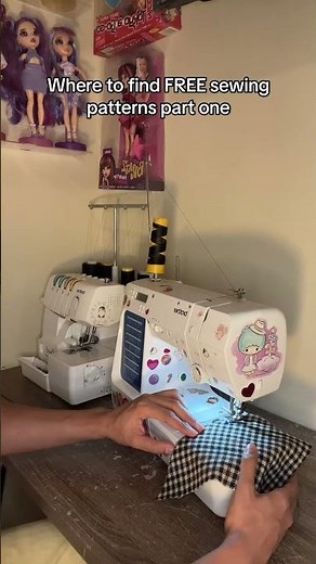 Three BEST places to find free sewing patterns for sewing beginners #sewingpattern