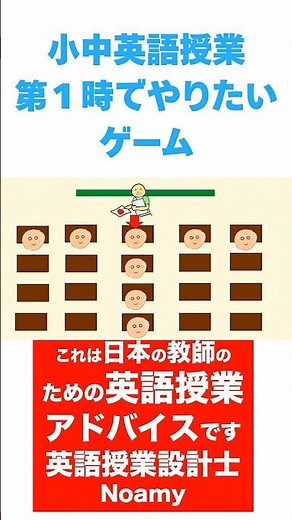 【小中英語授業】新学期4月_英語授業第1時でしてほしい授業マネジメントに効くゲーム