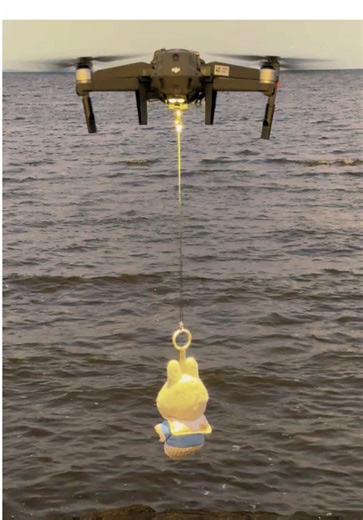 Flying Popmart Collectibles with Drones