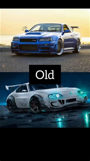 old nissan skyline gtr vs old supra mk4, who is best.#shorts #foryou #car #edit
